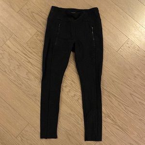 Athleta black leggings! Beautiful zipper detailing!
